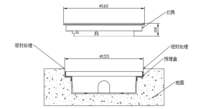 HW-BLJC-1LREI0.5W-VN556双向地埋灯安装图